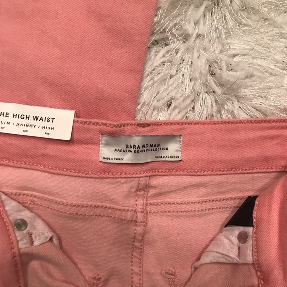 🛑 SOLD 🛑 Zara High waist Skinny  Denim - Picture 2 of 4